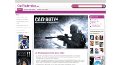 Desktop Screenshot of gamedevelop.net