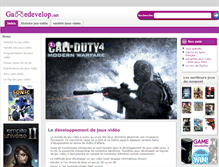 Tablet Screenshot of gamedevelop.net